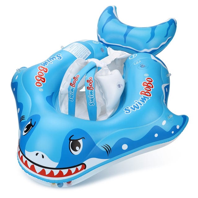 Proactive Baby Shark / Small SwimBoBo Inflatable Baby Float With Canopy Shark Variant Age 3 Months - 6 Years