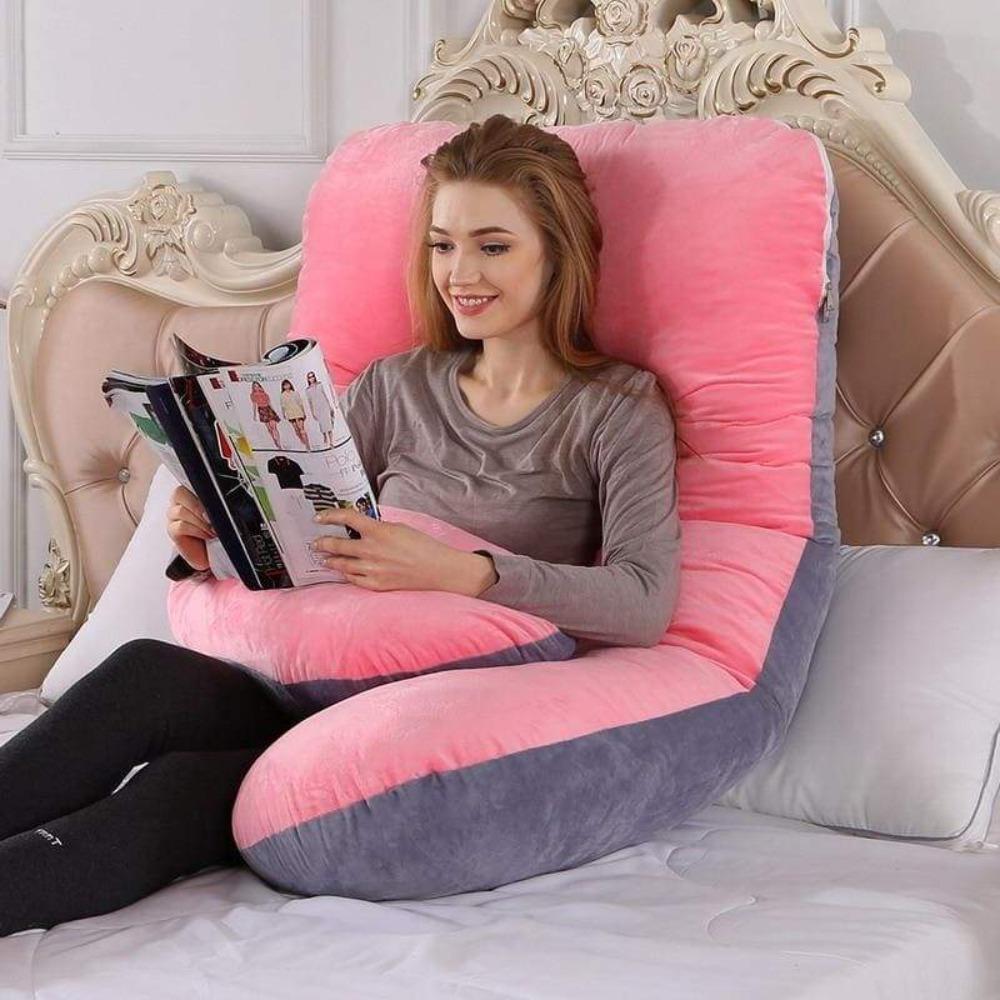 The Comfy Pregnancy Pillow I Pregnancy Pillow I U Shaped Maternity Pillow  for Sleeping, Full Body Pillows for Pregnant Women with Removable Cover
