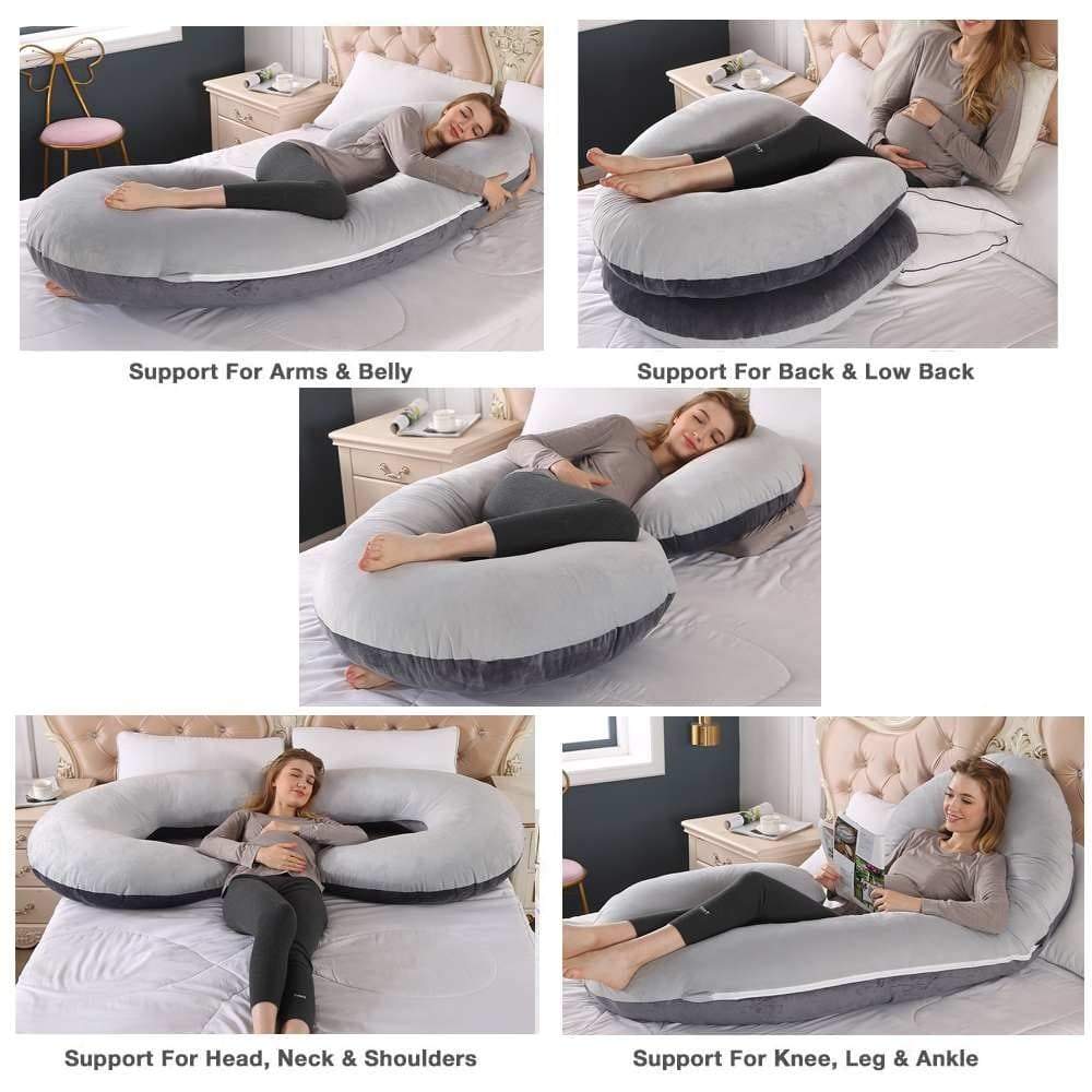 Comfort G-Shaped Full Body Pregnancy Pillow – Glamix Maternity