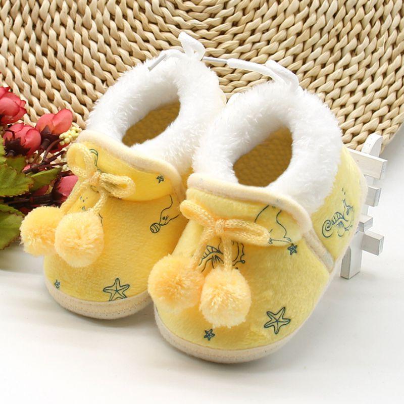Proactive Baby Winter Sweet Newborn Baby Girls Princess Winter Boots First Walkers Soft Soled Infant Toddler Kids Girl Footwear Shoes